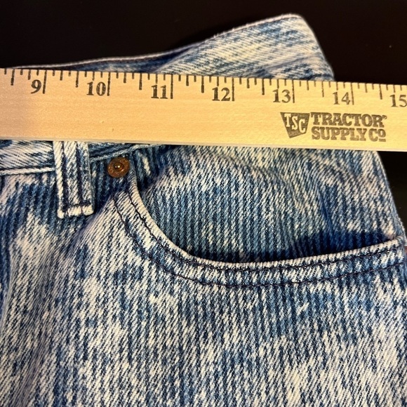 RARE Vintage 80’s High Waist 501 Button Fly Acid Wash Levi’s USA 11 - Picture 4 of 8